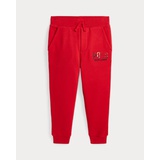 Plaid-Logo Fleece Jogger Pant