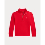 Cotton Interlock Quarter-Zip Pullover