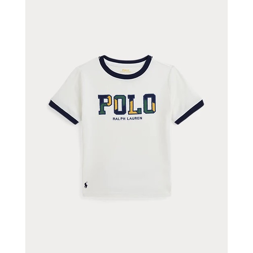 폴로 랄프로렌 Corduroy-Logo Cotton Jersey Tee