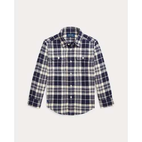 폴로 랄프로렌 Plaid Cotton Flannel Workshirt