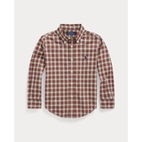 Plaid Cotton Poplin Shirt