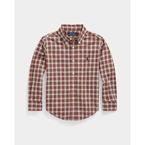 폴로 랄프로렌 Plaid Cotton Poplin Shirt