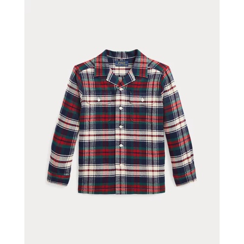 폴로 랄프로렌 Plaid Cotton Twill Camp Shirt