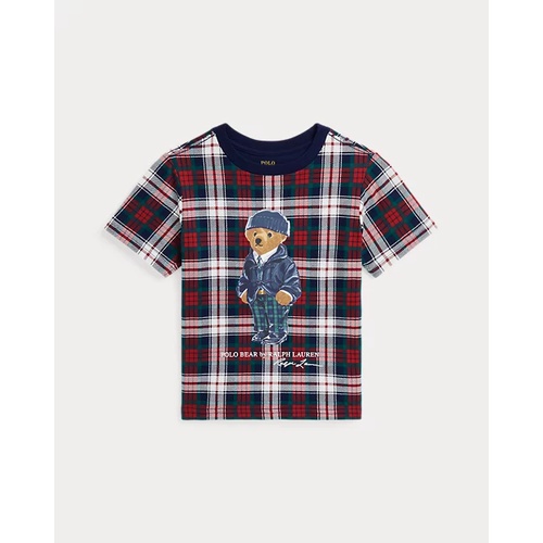 폴로 랄프로렌 Polo Bear Plaid Cotton Jersey Tee