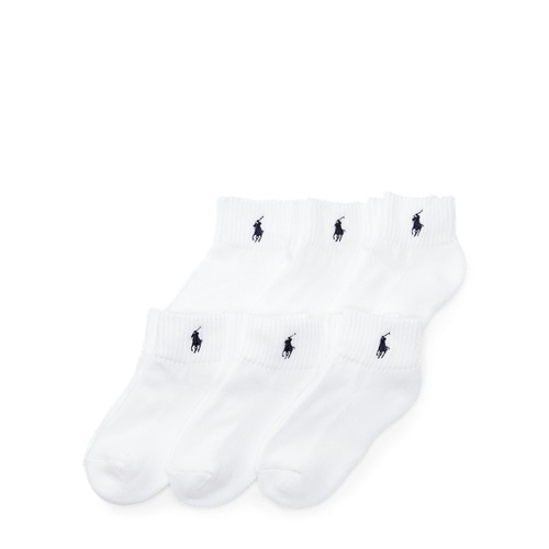 폴로 랄프로렌 Quarter-Length-Sock 6-Pack