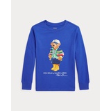 Polo Bear Cotton Jersey Long-Sleeve Tee