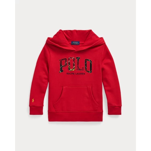 폴로 랄프로렌 Plaid-Logo Fleece Hoodie