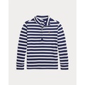 Striped Cotton Interlock Pullover