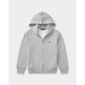 Cotton-Blend-Fleece Hoodie