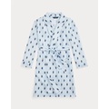 Polo Bear Flannel Robe