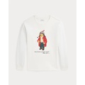 Polo Bear Cotton Jersey Long-Sleeve Tee