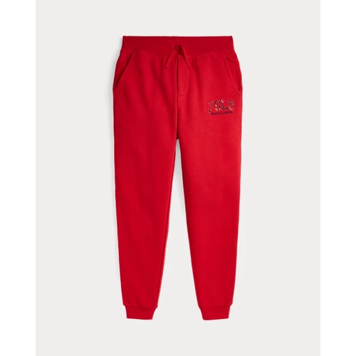 폴로 랄프로렌 Plaid-Logo Fleece Jogger Pant