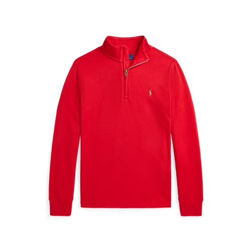 폴로 랄프로렌 Cotton Interlock Quarter-Zip Pullover