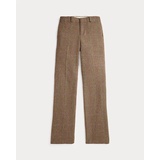 Overcheck Tick-Weave Wool-Blend Trouser