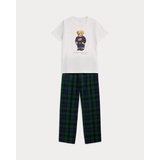 Polo Bear Tee & Flannel Pant Sleep Set