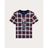 Polo Bear Plaid Cotton Jersey Tee