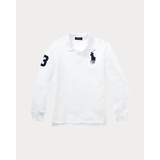 Big Pony Mesh Long-Sleeve Polo Shirt