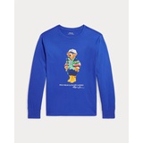 Polo Bear Cotton Jersey Long-Sleeve Tee