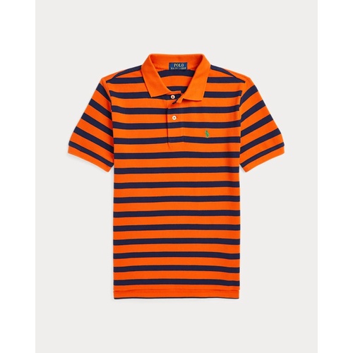 폴로 랄프로렌 Striped Cotton Mesh Polo Shirt