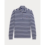 Striped Cotton Interlock Pullover