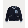 Wool-Blend Letterman Jacket