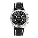 Breitling Navitimer Mechanical (Hand-Winding) Black Dial Watch 806 Steel (Pre-Owned)