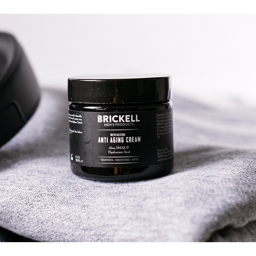  Brickell Men's Products Brickell Mens Revitalizing Anti-Aging Cream For Men, Natural and Organic Anti Wrinkle Night Face Cream To Reduce Fine Lines and Wrinkles, 2 Ounce, Scented