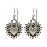 Brighton Telluride Heart French Wire Drop Earrings