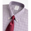 Stretch Soho Extra-Slim-Fit Dress Shirt, Non-Iron Royal Oxford Button-Down Collar Glen Plaid