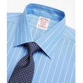 Stretch Madison Relaxed-Fit Dress Shirt, Non-Iron Stripe