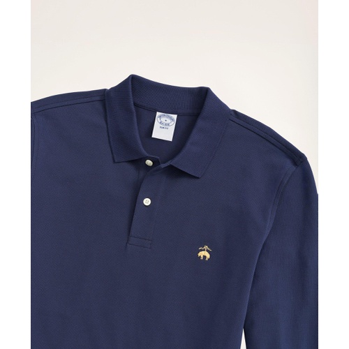 브룩스브라더스 Golden Fleece Stretch Supima Long-Sleeve Polo Shirt