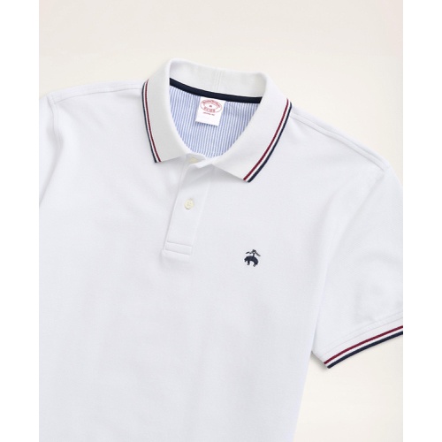 브룩스브라더스 Golden Fleece Supima Tipped Polo Shirt