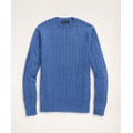 Big & Tall Supima Cotton Cable Crewneck Sweater