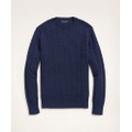 Big & Tall Supima Cotton Cable Crewneck Sweater