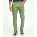 Slim Fit Five-Pocket Stretch Cotton Garment Dyed Pants