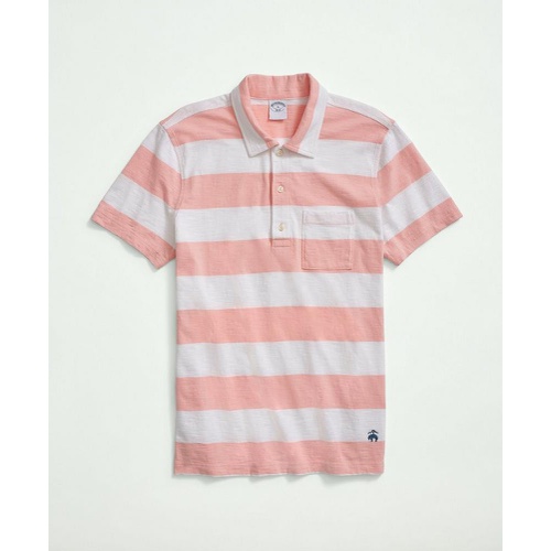 브룩스브라더스 Vintage Washed Cotton Stripe Polo Shirt