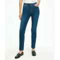 Stretch Cotton Slim-Straight Cropped Denim Jeans