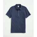 Washed Cotton Jersey Polo Shirt