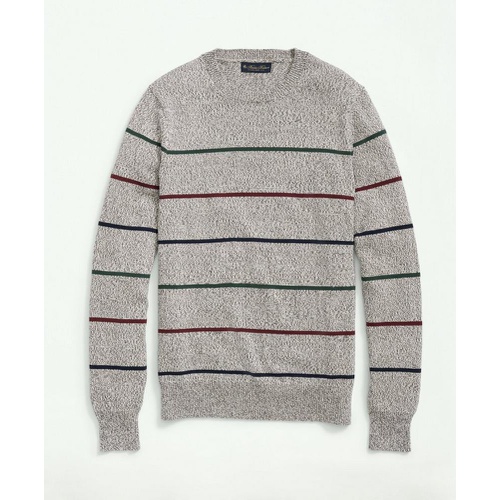 브룩스브라더스 Supima Cotton Crewneck Striped Sweater