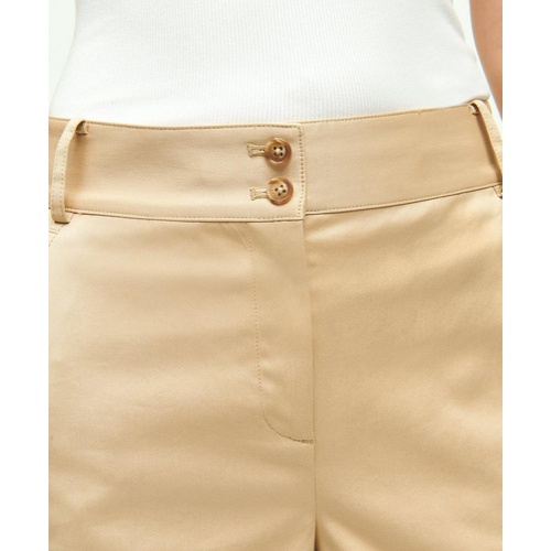 브룩스브라더스 Cotton Twill Wide Leg Pants