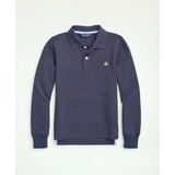 Boys Long-Sleeve Cotton Pique Polo