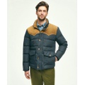 Down Denim Puffer Coat