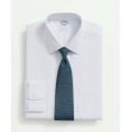 Stretch Supima Cotton Non-Iron Royal Oxford Ainsley Collar, Outline Stripe Dress Shirt