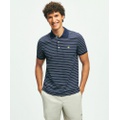 Golden Fleece Striped Polo in Supima Cotton