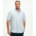 Big & Tall Sport Shirt, Short-Sleeve Irish Linen