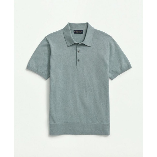 브룩스브라더스 Supima Cotton Short-Sleeve Polo Sweater