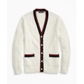 Vintage-Inspired Supima Cotton Tennis Cardigan