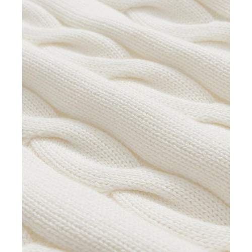 브룩스브라더스 Cable Knit Tennis Half-Zip Sweater in Supima Cotton