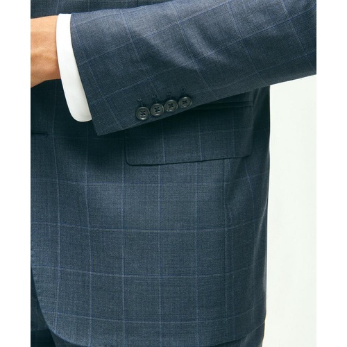 브룩스브라더스 Classic Fit Wool Windowpane 1818 Suit