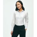 Black Fleece Pique Bib Tuxedo Shirt in Sea Island Cotton